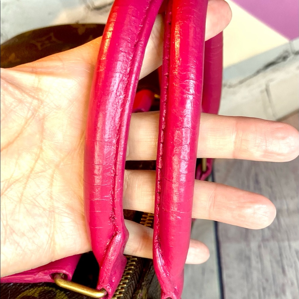 Louis Vuitton Speedy 30 custom painted with bag charm *READ DESCRIPTION* - Picture 6 of 16